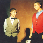 1999 children christmas play micah wright & kelly wohlwent